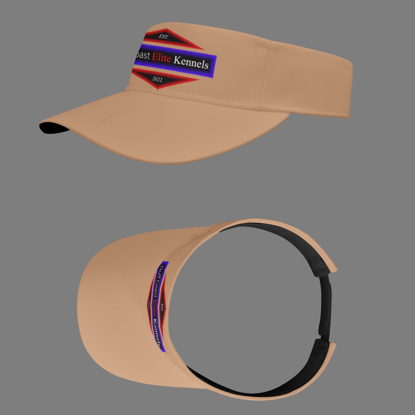 GCEK Logo Sports Visor